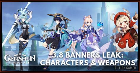 leak banner 3.8|Genshin Impact 3.8 livestream date and time, 3.8 Banner leaks